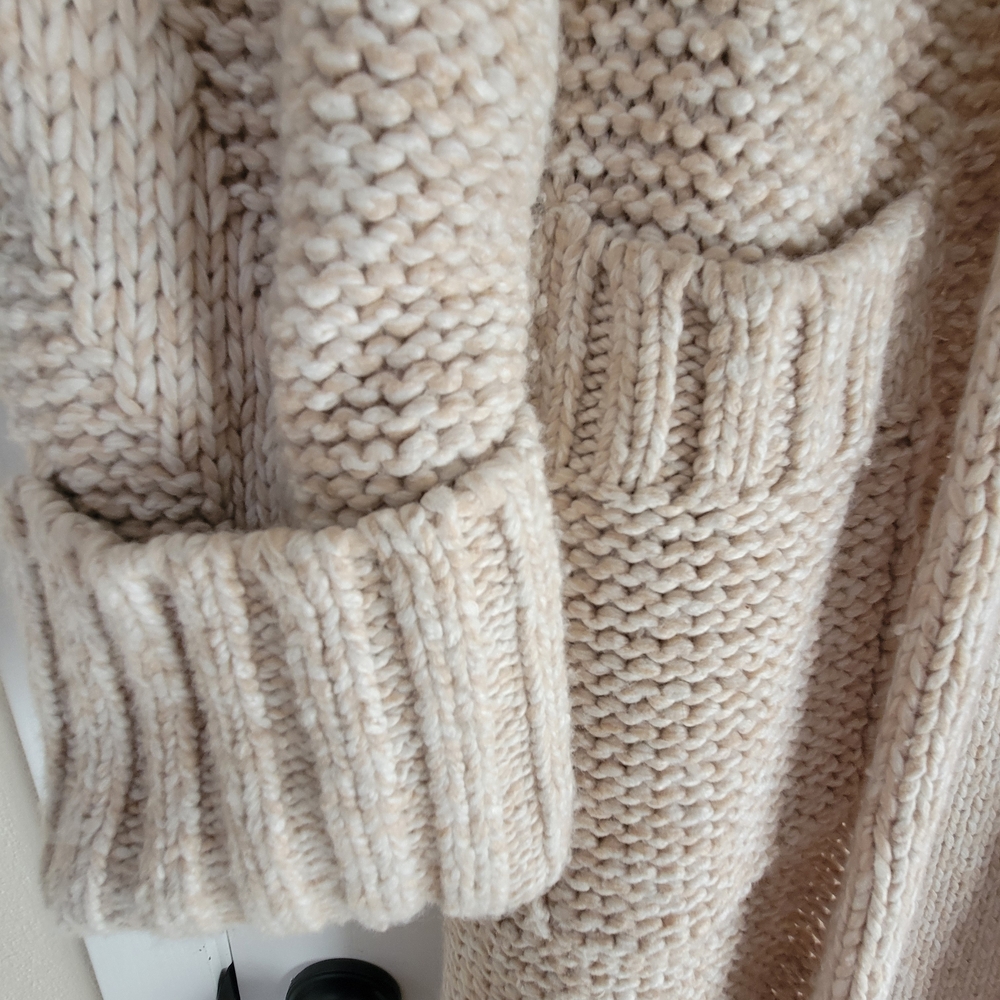 Aeron Cozy Beige Knit Duster Cardigan - Picture 4 of 5